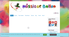 Desktop Screenshot of mossieur-ballon.com